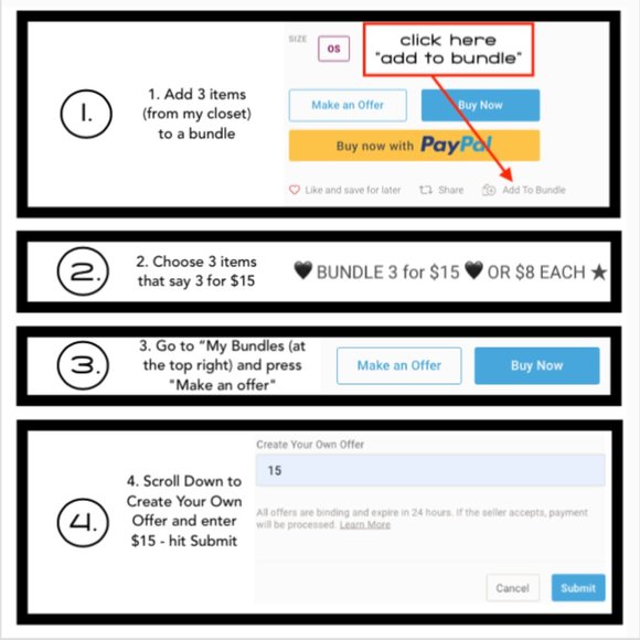 🖤 BUNDLE 3 for $15 🖤 OR $8 EACH ★    Lips Cosmetic MakeUp Bag NWOT - Picture 6 of 6